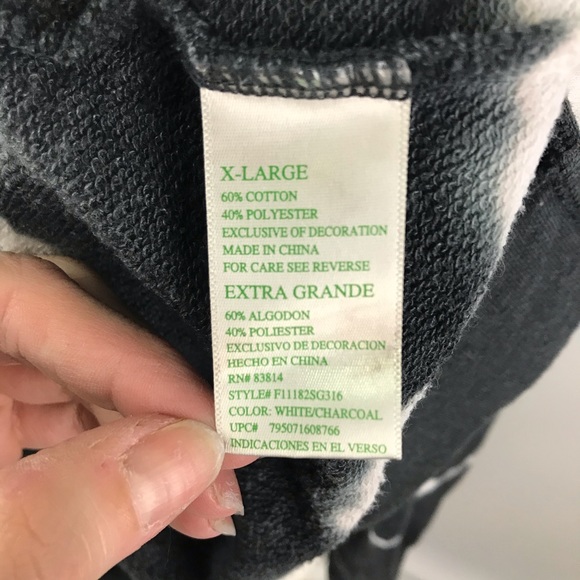 Green Tea Tie-Dye Hoodie Size XL - Picture 4 of 7